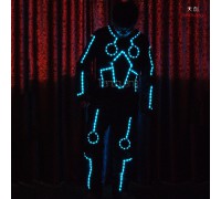full color led spider dance costume for show